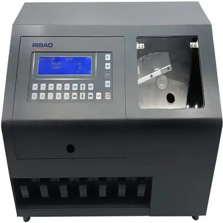Ribao CS 610S Demir Para Sayma Makinesi Sahte Kontrollü Model
